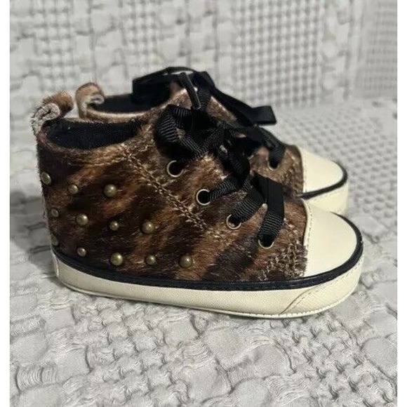 Ralph Lauren Sneakers Baby Size 3 Animal Print - Picture 1 of 7